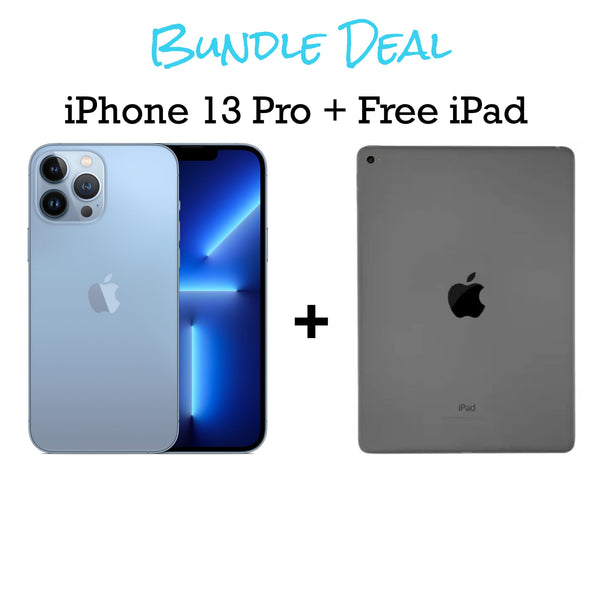 iPhone 13 Pro Unlocked 128gb  + Free iPad Bundle (Finance for little as $50 down)